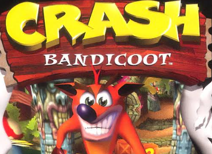 Logo clásico de Crash Bandicoot