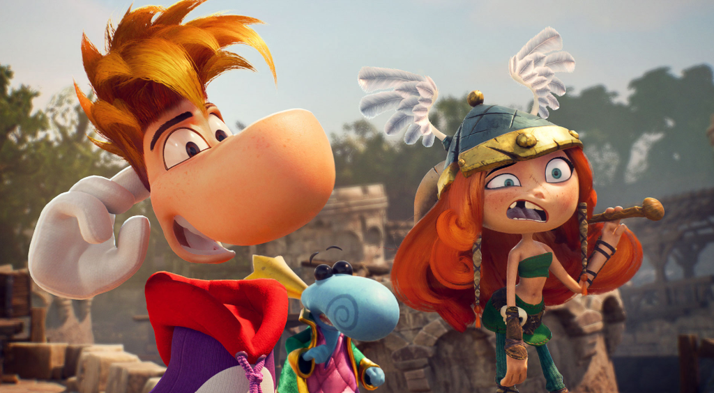 Rayman y Barbara en Rayman Legends Retold