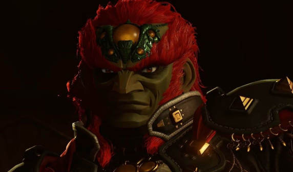 Primer plano de Ganondorf, el villano de The Legend of Zelda