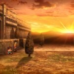 Riou y Jowy al atardecer en Suikoden II HD Remaster